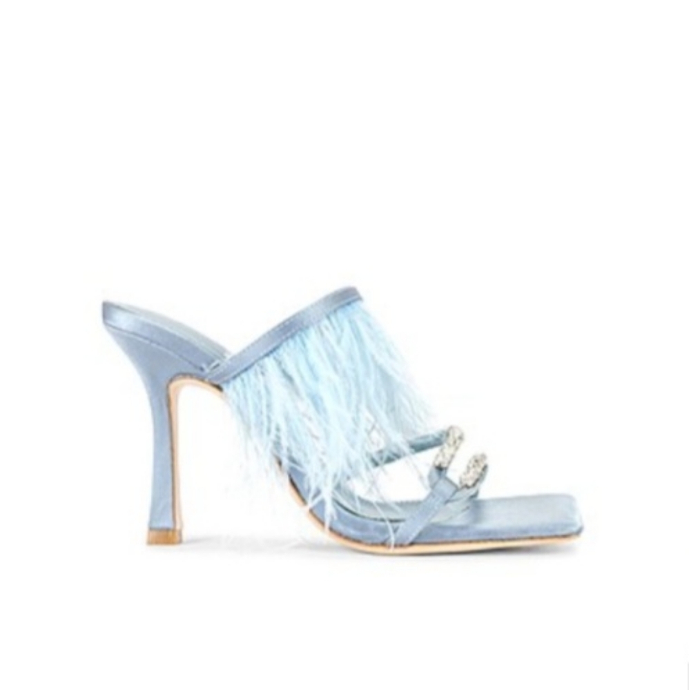 Song of Style Rhinestone Blue Heel size 8.5,  New